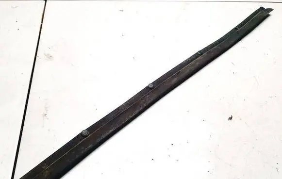 Front door glass trim molding