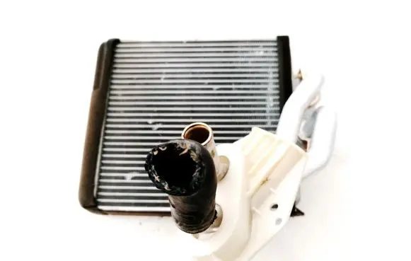 Heater blower radiator