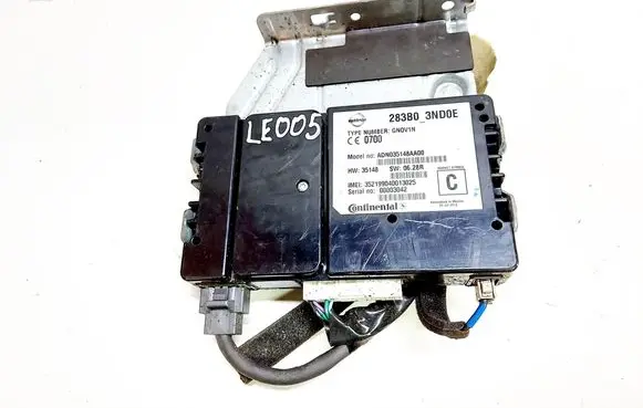Nissan Leaf I (ZE0) Other control units/modules 283B03ND0E