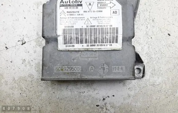 Citroen C5 Airbag control unit/module 9665266080