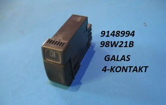 Volvo S40, V40 Fog light switch 9148994 98W21B