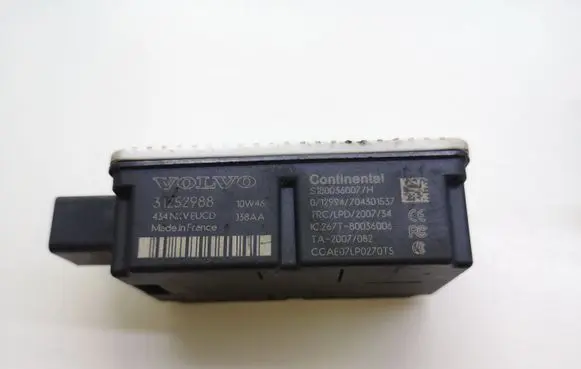Volvo S80 Door central lock control unit/module 31252988