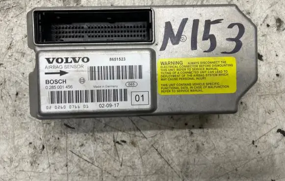 Volvo S60 Airbag control unit/module 8651523 0285001456 020260076601