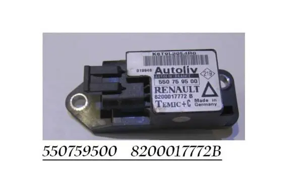 Renault Laguna I Airbag deployment crash/impact sensor 550759500 8200017772B