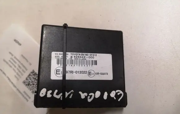 Toyota Corolla Verso AR10 Immobilizer control unit/module 897800F010 626442000 10R022073
