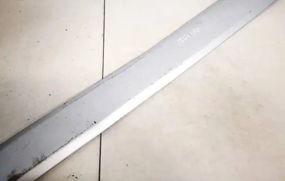 KIA Carnival Front door trim (molding) 877124d100 87712-4d100