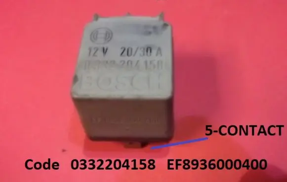Volvo 740 Cruise control relay 0332204158 EF8936000400
