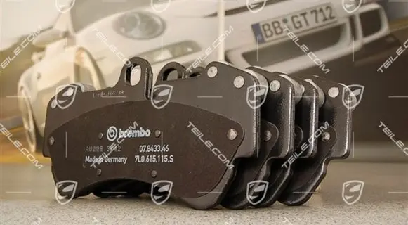 Porsche Cayenne (9PA) Brake pads (front) 95535193908