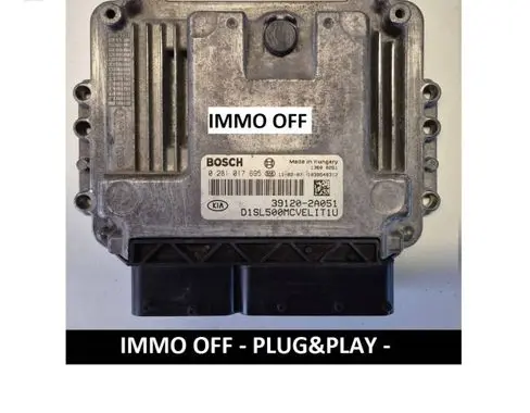 KIA Sportage Engine control unit/module 391202A051 0281017695
