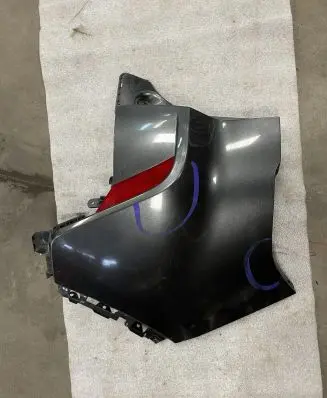 Rear bumper corner part panel trim