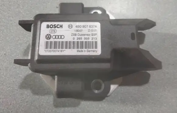 Volkswagen PASSAT B5.5 ESP acceleration yaw rate sensor 4B0907637A 0265005213
