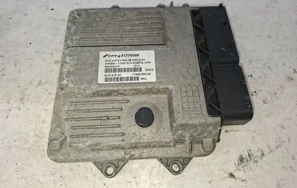 Fiat Panda III Engine control unit/module 51775008 7160000505 68MSAU271