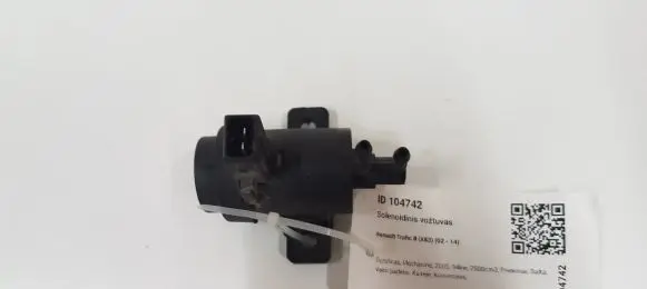 Renault Trafic II (X83) Turbo solenoid valve 7700113071