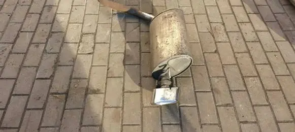Jaguar XJ X351 Rear muffler/silencer tail pipe C2D2951
