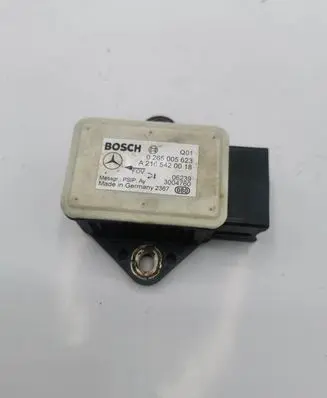 Mercedes-Benz E W211 ESP acceleration yaw rate sensor 0265005623 A2165420018