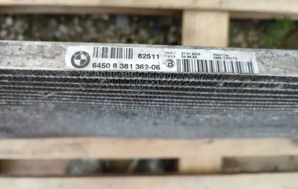 BMW 5 E60 E61 A/C cooling radiator (condenser) 6930040 8381362
