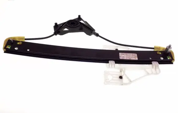 Rear window lifting mechanism without motor
