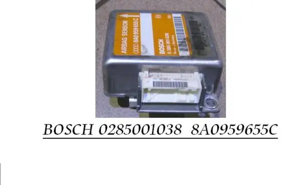 Audi A4 S4 B5 8D Airbag control unit/module 0285001038 8A0959655C