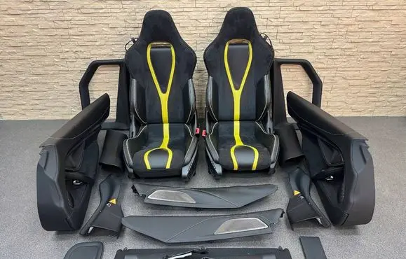 McLaren 720S Seat and door cards trim set 14nb492cp 14nb701cp 14nb251cp