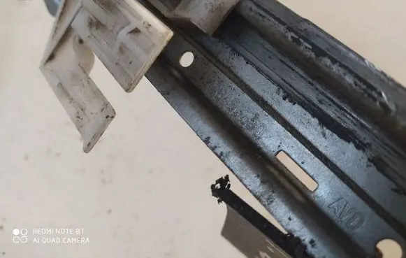 Citroen C5 Front window lifting mechanism without motor 9648486380