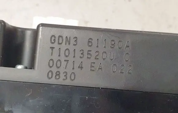 Mazda 6 Climate control unit GDN361190A T1013520UC 00714EA022