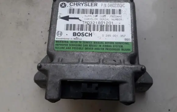 Chrysler 300M Airbag control unit/module 0285001357 04602350AC