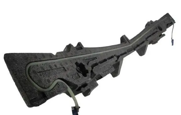 Mercedes-Benz A W176 Front bumper foam support bar A1768800037 A1769051000