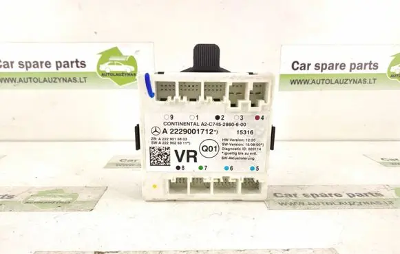 Mercedes-Benz GLC X253 C253 Door control unit/module DALISID456 2229001712 2229000013