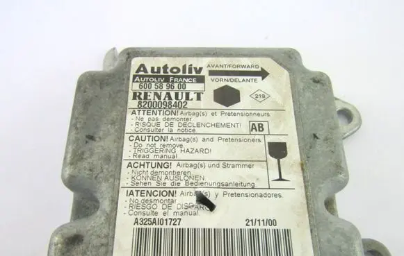 Renault Kangoo I Airbag control unit/module 8200098402