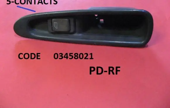 Volvo S40, V40 Electric window control switch 03458021