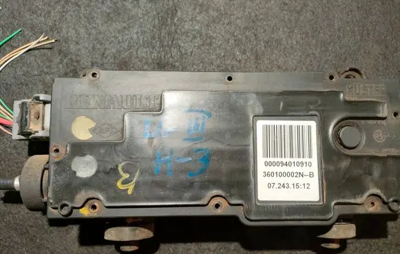 Renault Laguna III Rear brake EMF control unit/module 000094010910 360100002N 072431512