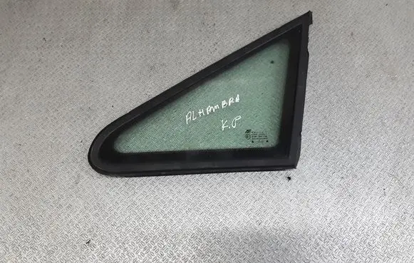 Seat Alhambra (Mk1) Front door vent window glass four-door 