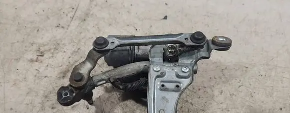 Front wiper linkage and motor