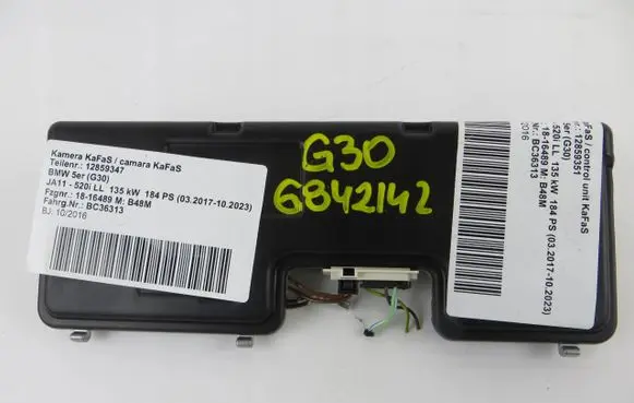 BMW 5 G30 G31 G38 Windshield/windscreen camera 6842142