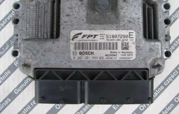 Fiat Linea Engine control unit/module ECU 51807290 0261201689 1039S24677