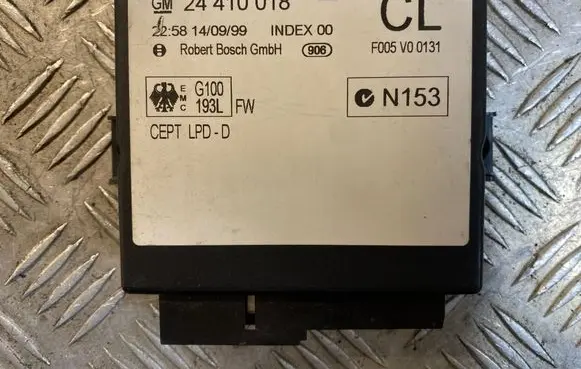 Opel Astra G Comfort/convenience module 24410018