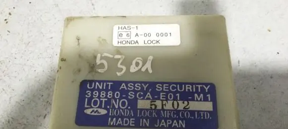 Honda CR-V Alarm control unit/module 39880SCAE01M1