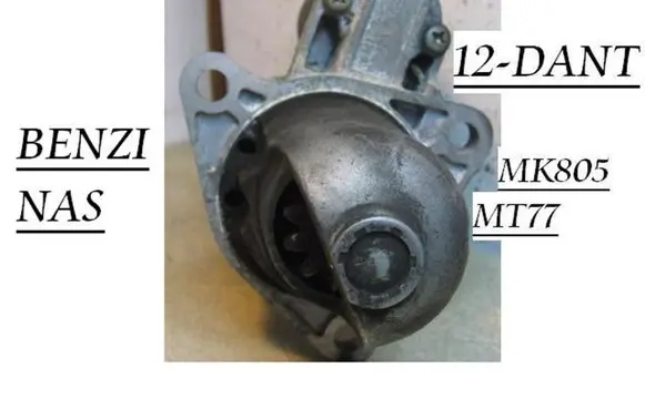 Mazda MX-3 Starter motor MT77 MK805