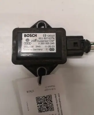Volkswagen Phaeton ESP acceleration yaw rate sensor 8E0907637A 0265005245