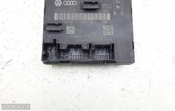 Audi A4 S4 B8 8K Door control unit/module 8T0959795H 8T0959795Q 080315BC71857B