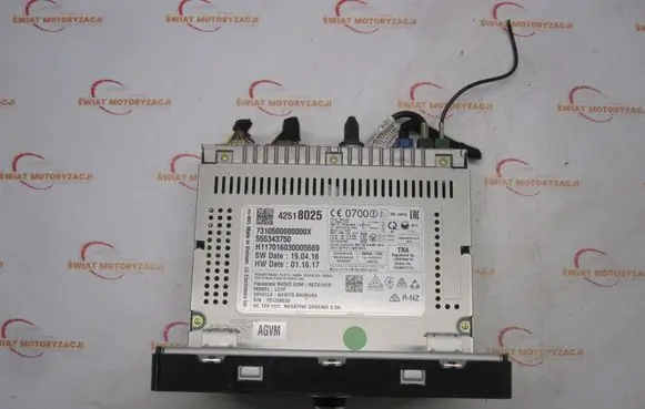 Opel Mokka X Radio/CD/DVD/GPS head unit 42518025