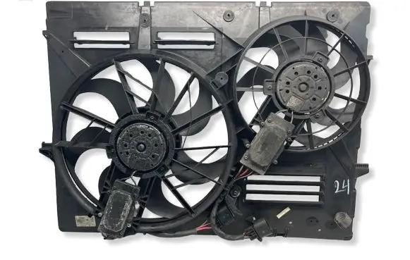Porsche Cayenne (9PA) Electric radiator cooling fan 0130303922 7L0121203F