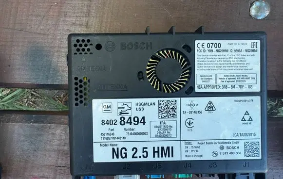 Opel Insignia A GPS navigation control unit/module 84028494