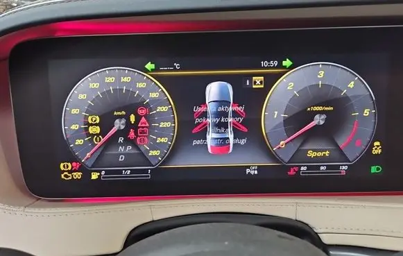 Mercedes-Benz S W222 Speedometer (instrument cluster) A2225406544 IMPRK1559876