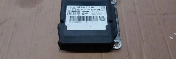 Peugeot 3008 I Airbag control unit/module 9675181780 0285010830