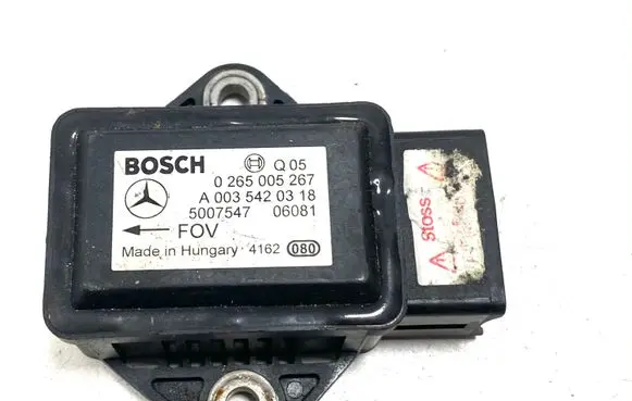 Mercedes-Benz E W211 ESP acceleration yaw rate sensor A0035420318 0265005267 5007547