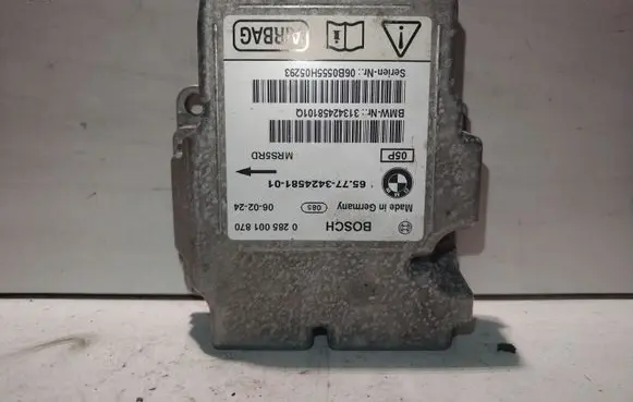 BMW X3 E83 Airbag control unit/module 0285001870