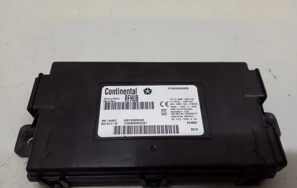 Dodge Challenger Keyless (KESSY) go control unit/module P68283454AB