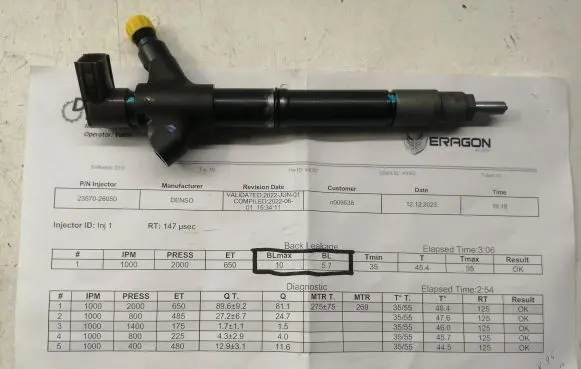 Toyota Verso Fuel injector 2367029136 2367029135 2367026051