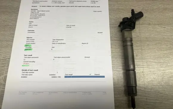 Mercedes-Benz GL X164 Fuel injector A6290700087 0445115 060404